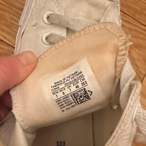 Converse Off-White Canvas High-Tops - Picture 5 of 5